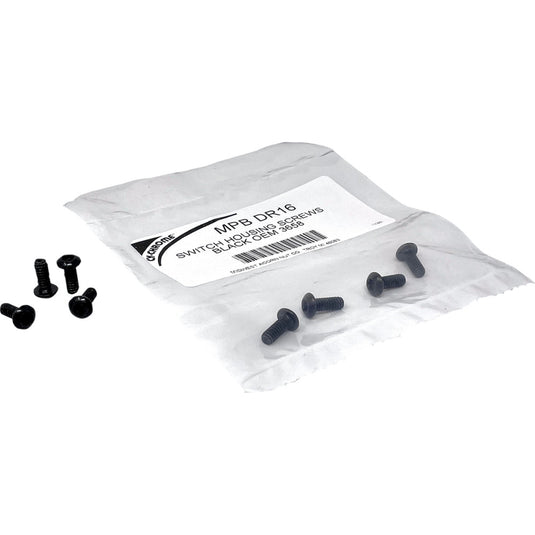 Drag Specialties 2401-1562 Switch Housing Screw Kit - Black Zinc Nickel/Plated