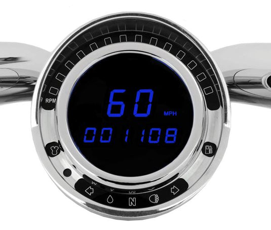 Dakota Digital BD-140 Direct Plug-In Speedometer for Big Dog Models with Factory Tach Ring