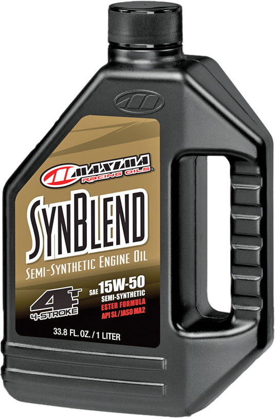 Maxima 30-36901B Maxum4 Synthetic Blend Oil - 15W50 - 1L.