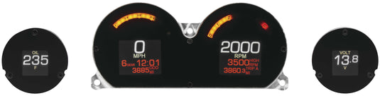 Dakota Digital MLX-8414 MLX Series 4 Gauges Set - Chrome