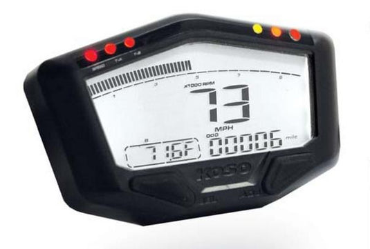 Koso North America BA038000 DB-02R Street/Race Speedometer