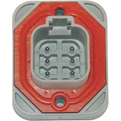 Namz DTH-06 Deutsch DT Sealed Connector Components - 6 Position Header