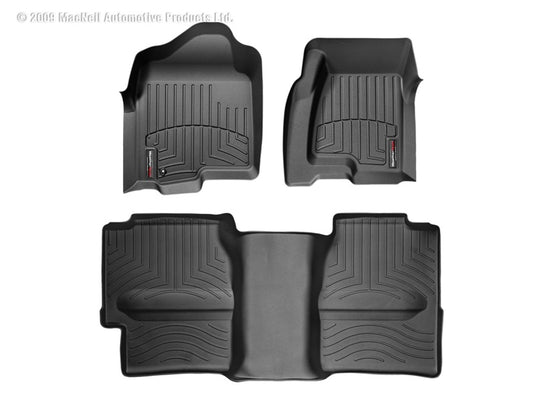Weathertech 440031-440622 WT FloorLiner - Front - Blk