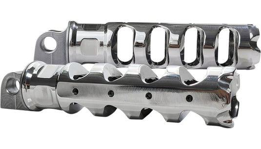 Accutronix RP111-AKC Muzzle Brake Folding Footpeg - Chrome