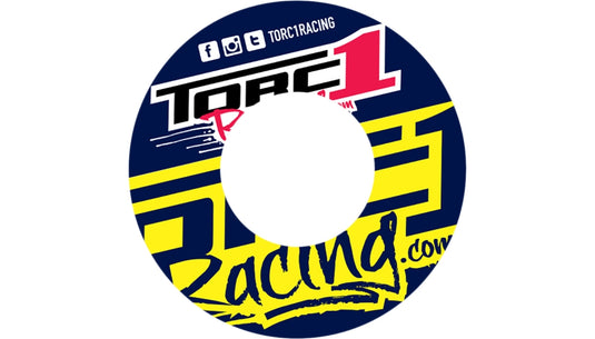 Torc1 Racing 8112-0603 Grip Donuts - Yellow/Blue