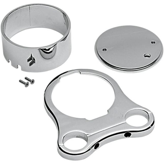 Drag Specialties DS-373864 Tee-Bar Single Gauge Mount for 1 1/4in. T-Bars