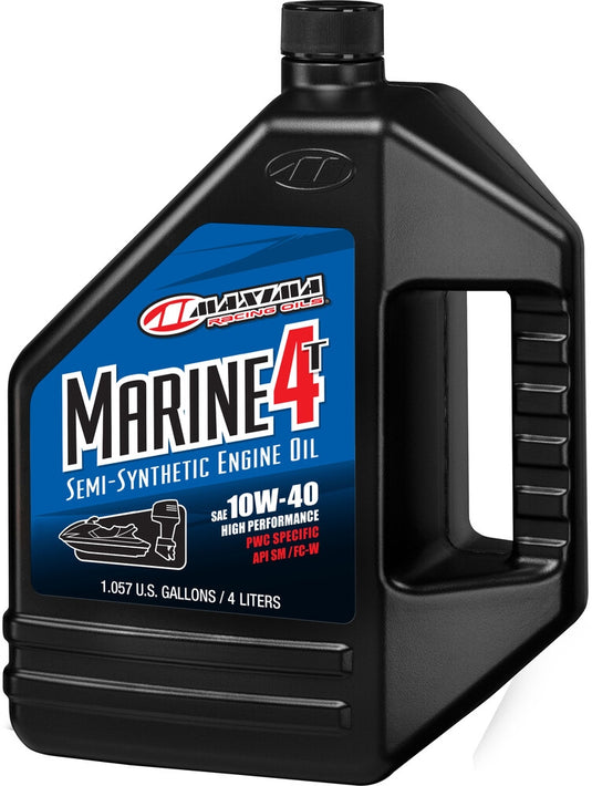 Maxima 30-529128 PWC Marine 4T Oil - 10W40 - 1gal.