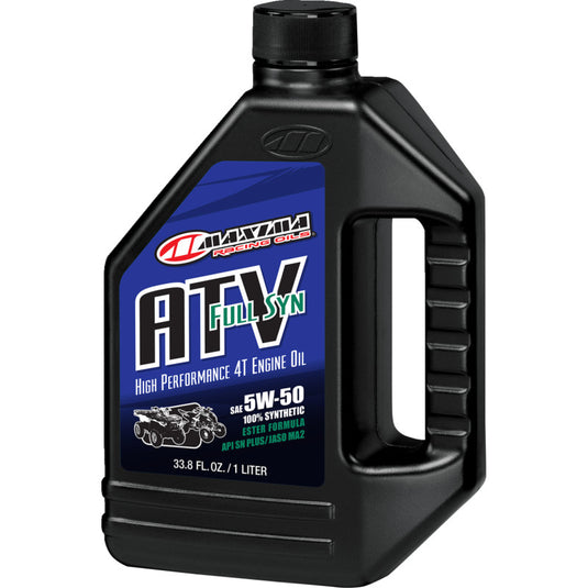 Maxima 30-86901 ATV Full Synthetic 4-Stroke Engine Oil - 5W-50 - 1L.