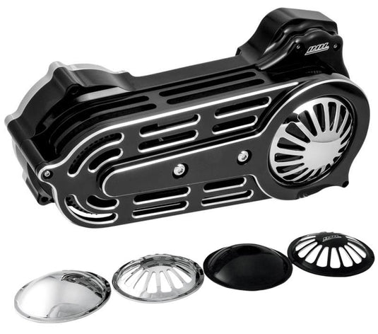 Belt Drives Ltd EV-700B 2in. Belt Drive Kit with Changeable Domes - Black