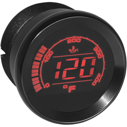 Koso North America BA050510 Oil Temperature Gauge - Black - 2in
