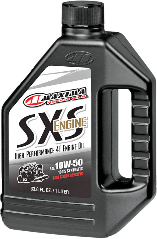 Maxima 30-21901 SXS Full Synthetic Engine Oil - 10W50 - 1L