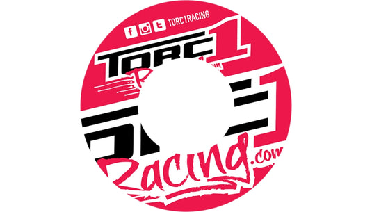 Torc1 Racing 8112-0501 Grip Donuts - Orange/White