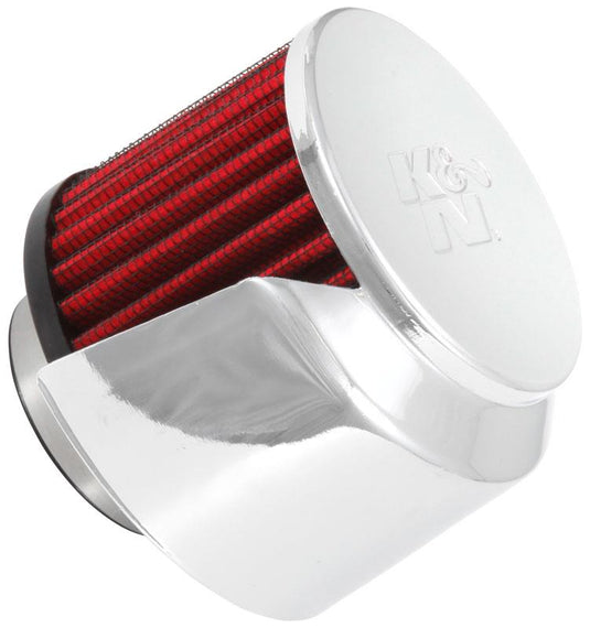 K&N Engineering 62-1514 Rubber Base Crankcase Vent Filter with Shield - 1-1/2in. I.D.