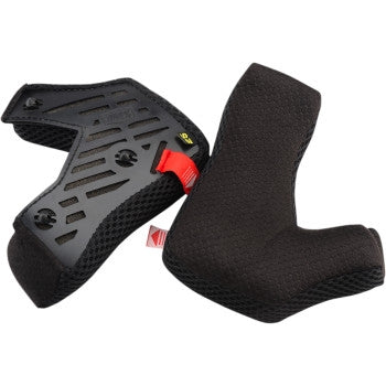 100% 89014-00001 Cheek Pads for Aircraft 2 Bicycle Helmet - 20mm - Black