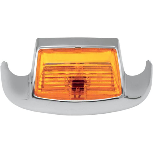 Drag Specialties 2040-0581 Front Fender Tip Light - Light with Amber Lens
