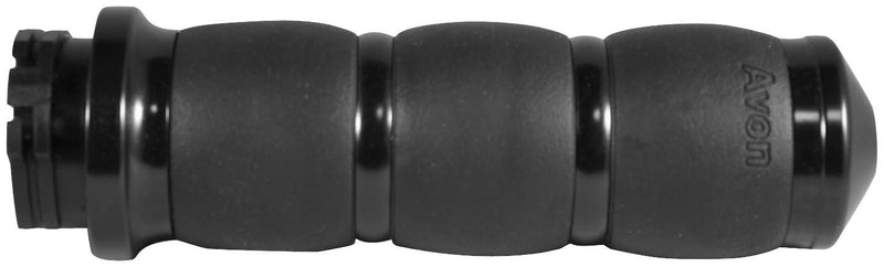 Avon Grips AIR-96-FLY-HT Velvet Air Cushioned Heated Grips - Black Anodized