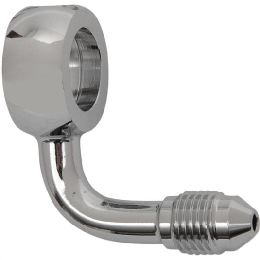 Magnum 1703-53 12mm Banjo x AN-3 Brake Line Fitting - 90deg. - Chrome