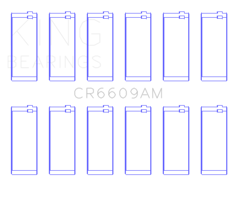 Load image into Gallery viewer, King Engine Bearings CR6609AM KING Performance Rod Bearings
