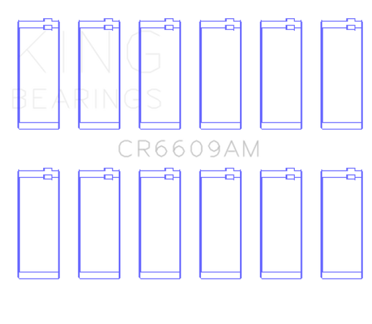 King Engine Bearings CR6609AM KING Performance Rod Bearings