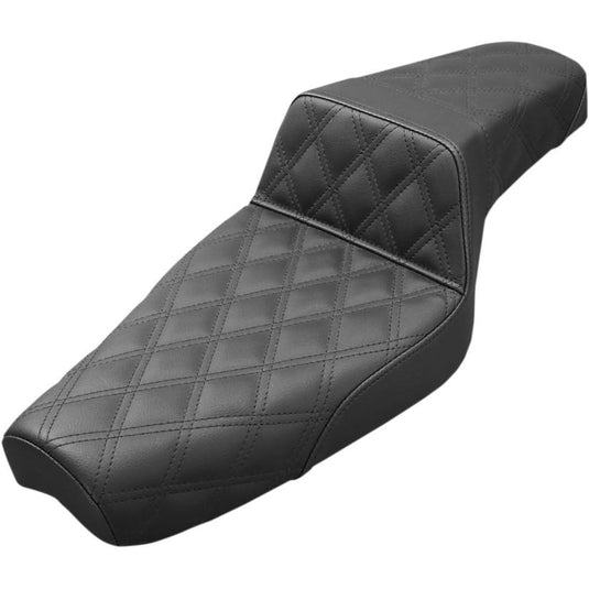 Saddlemen 879-03-175 Step-Up Full Lattice Stitch Seat - Black