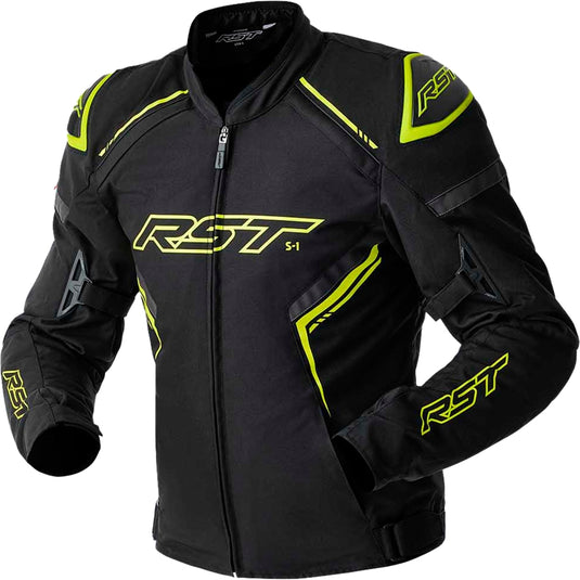 Rst S1 D30 Jacket (Large, Black/Gray/Fluo Yellow)
