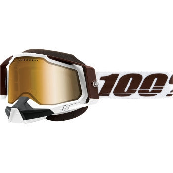 Load image into Gallery viewer, Snowbird/White/Brown / Silver Mirror Lens
