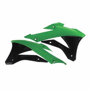 Acerbis 2374071089 Radiator Shrouds - Green/Black