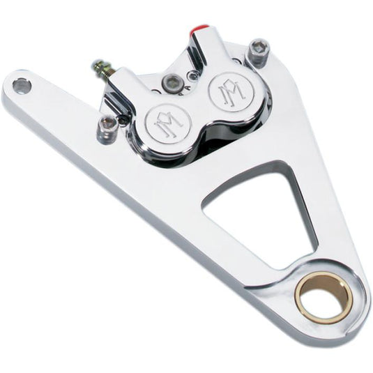 Performance Machine 1217-0017-P Classic Single Disc Front Brake Caliper Kit - Polished