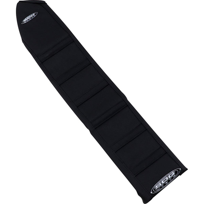 Sdg 95939 6-Rib Gripper Seat Cover - Black Cover/Black Sides with Black Ribs