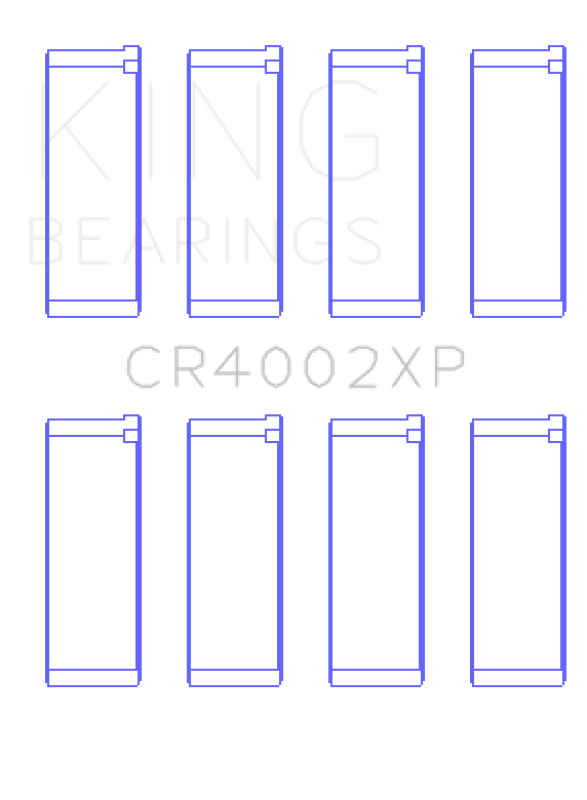 Load image into Gallery viewer, King Engine Bearings CR4002XP0.25 KING Performance Rod Bearings
