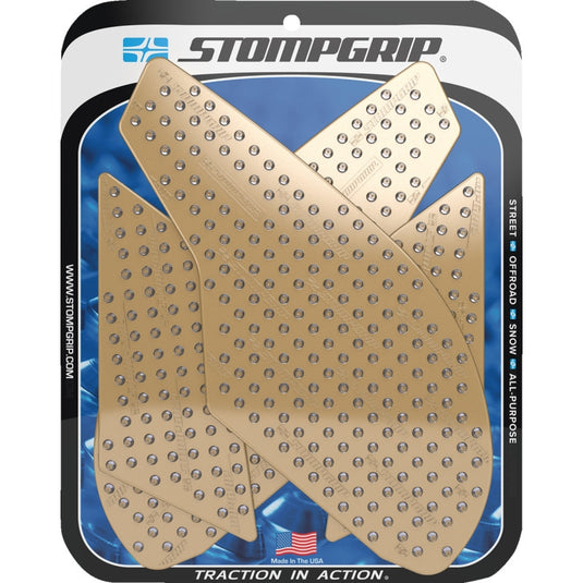 Stompgrip 55-10-0136C Volcano Profile Traction Tank Grip - Street - Clear