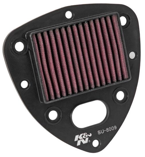 Load image into Gallery viewer, K&amp;N Engineering SU-8009 KN Motorcycle Direct Fit Air Filters
