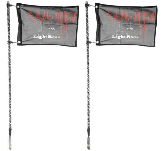Whip-It SB-RGBBT-132 Premium Bluetooth RGB Light Rods - Pair - Black - 3ft.