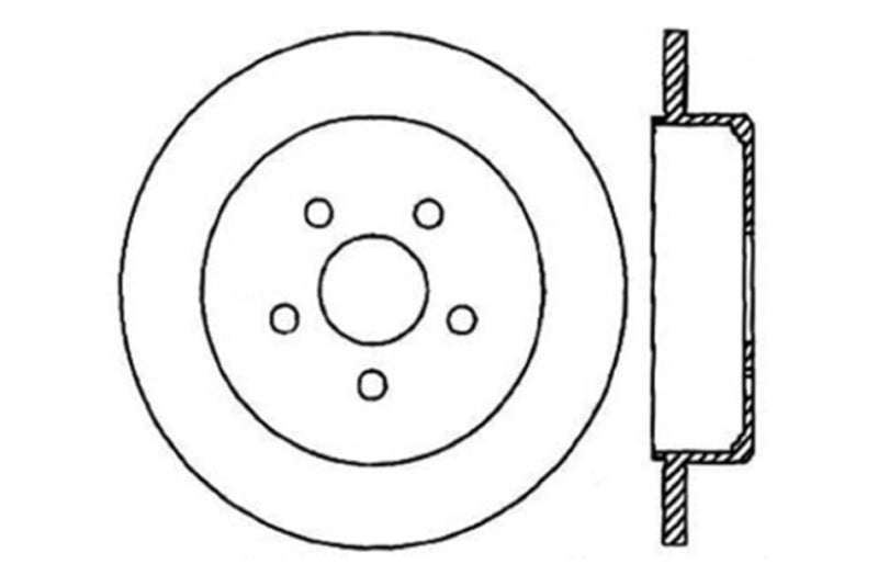 Load image into Gallery viewer, Stoptech 127.63054L ST Slot &amp; Drill Brake Rotors
