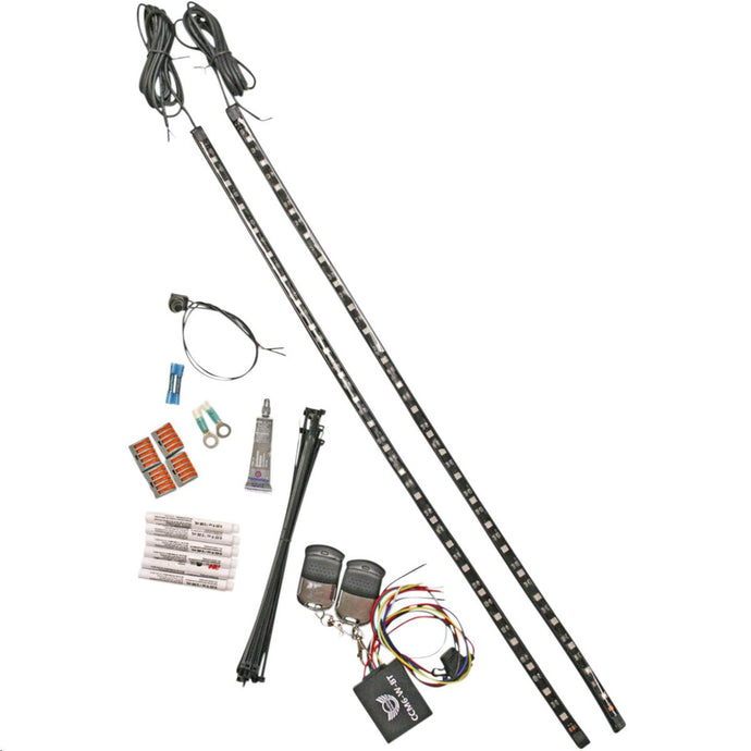 Custom Dynamics MWZ-OR-SNOW-01 Magical Wizards Snowmobile Led Running Board Kit