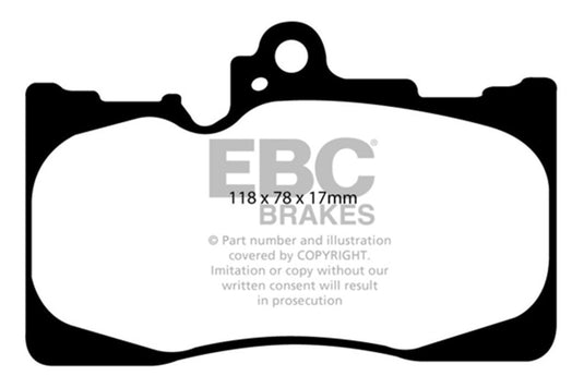 Ebc DP41589R EBC Yellowstuff Brake Pad Sets