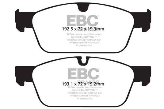 Ebc DP62156 EBC Greenstuff Brake Pad Sets