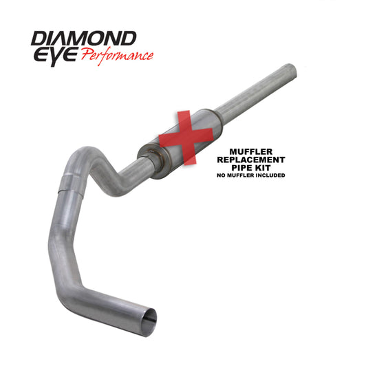 Diamond Eye Performance K4234A-RP DEP Catback Exhaust Kit AL