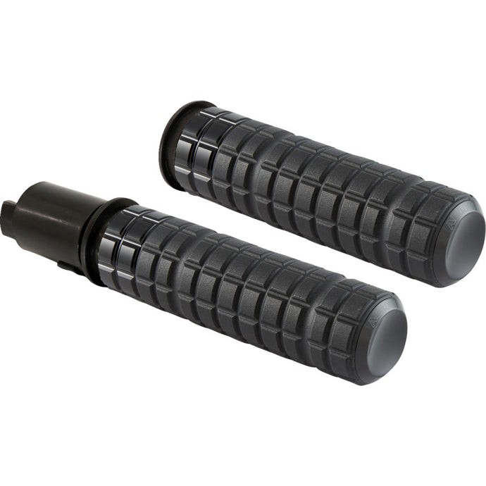 Arlen Ness 500-062 SpeedLiner Grips - Black Anodized