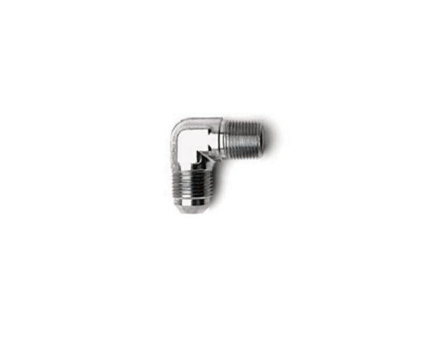 Drag Specialties DS098279 AN-3 Male x 1/8in. NPT Male 90deg. Brake Fitting