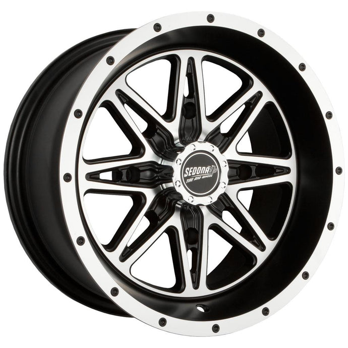 Sedona A78M57056-43S Badlands Machined Wheel - 15x7 - 4+3 Offset - 4/156
