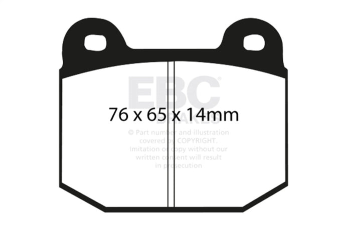 Ebc DP41537R EBC Yellowstuff Brake Pad Sets