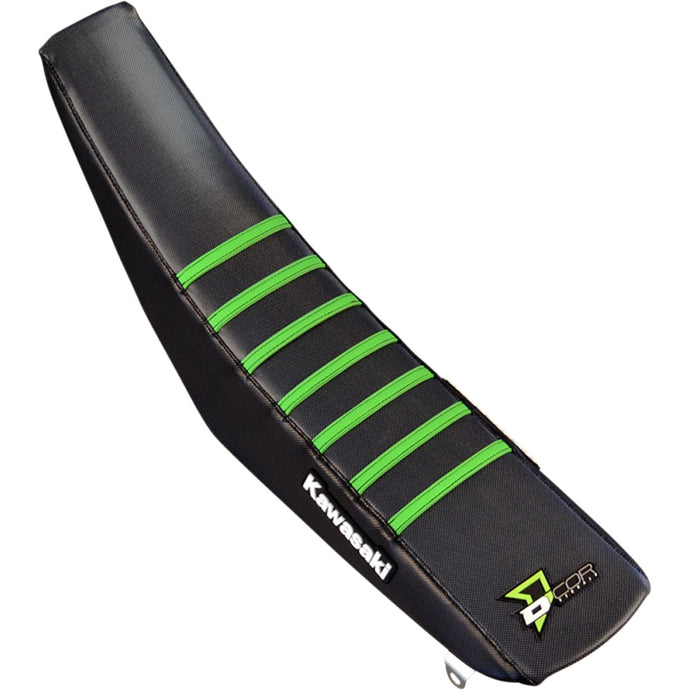Dcor 30-20-080 Seat Cover - Black Sides - Black Top with Green Ribs