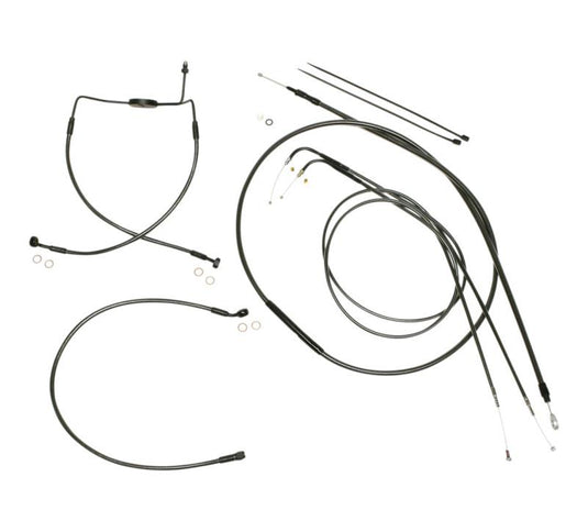 Magnum 487284 Black Pearl Handlebar Installation Kit for 10in. Ape