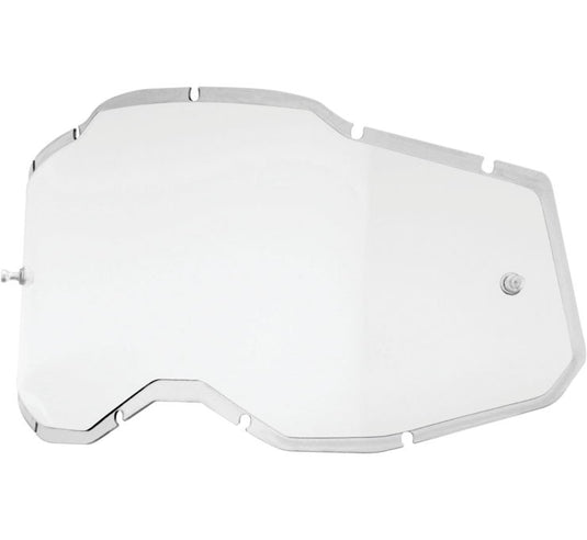 100% Replacement Injected Lenses for Adult Racecraft 2/Accuri 2/Stratus 2 Goggles - Clear