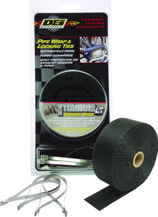 Dei 901139 Exhaust Wrap and Tie Kit - Titanium