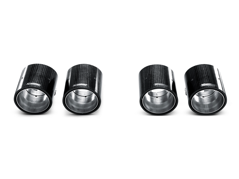 Load image into Gallery viewer, Akrapovic TP-CT/3 AKR Tail Pipe Set - Carbon
