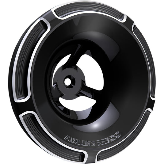 Arlen Ness 601-002 Velocity 90deg. Beveled Air Cleaner Cover - Black