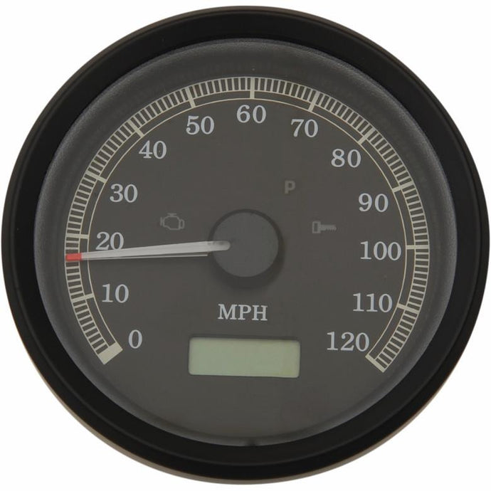 Drag Specialties 2210-0389 Programmable 3-3/8in. Electronic Speedometer - 120mph
