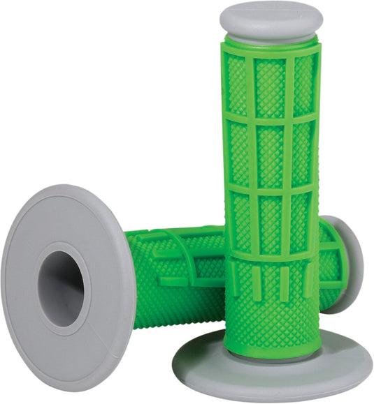 Moose Racing 1MG2315-GEM Competition Diamond/Waffle Grips - Green
